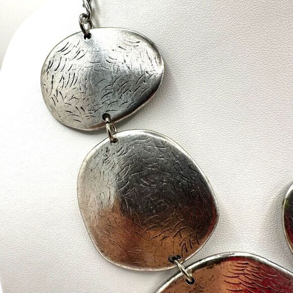 CJ silver tone statement necklace - Picture 10 of 10